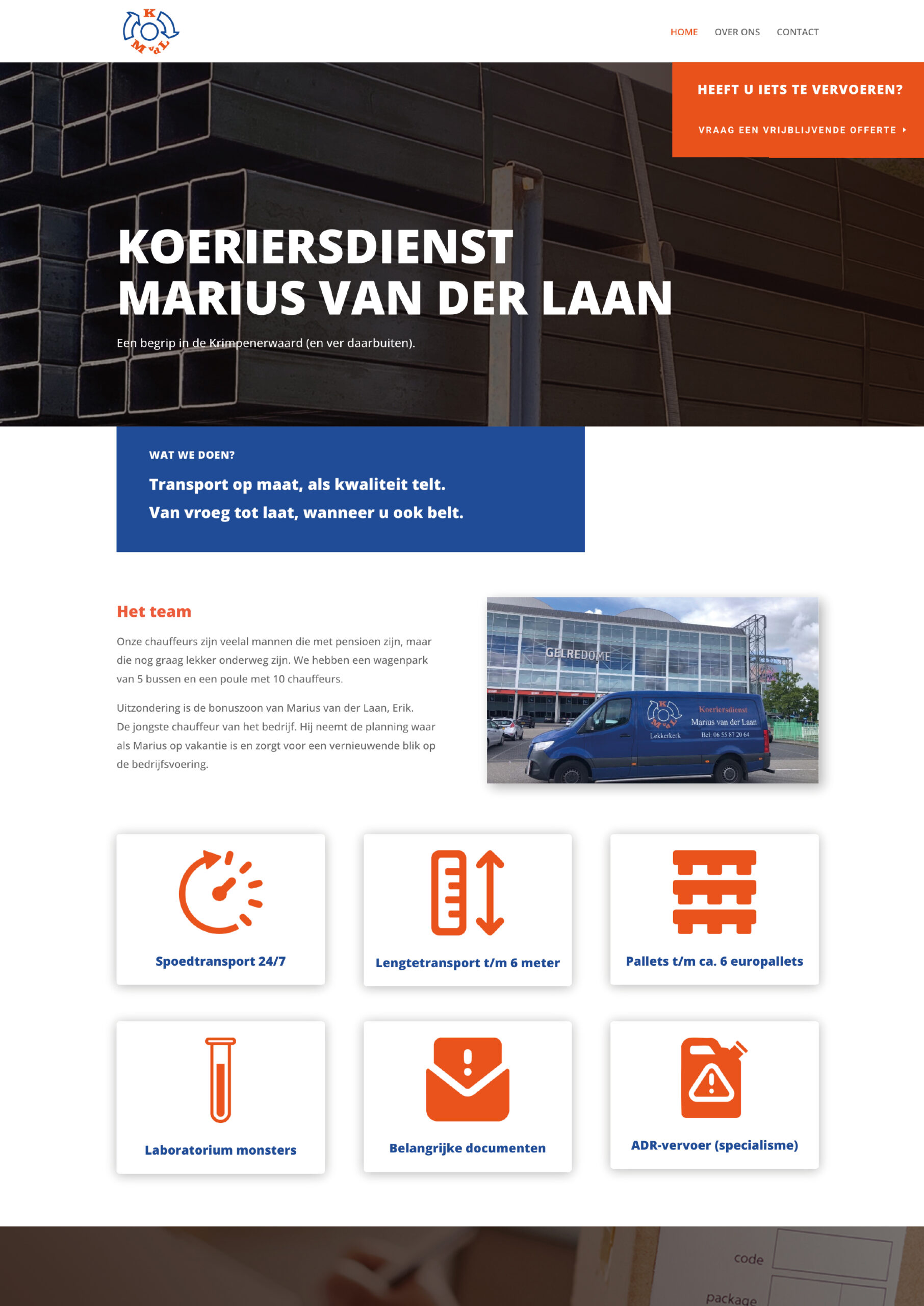 Website MvdLaan